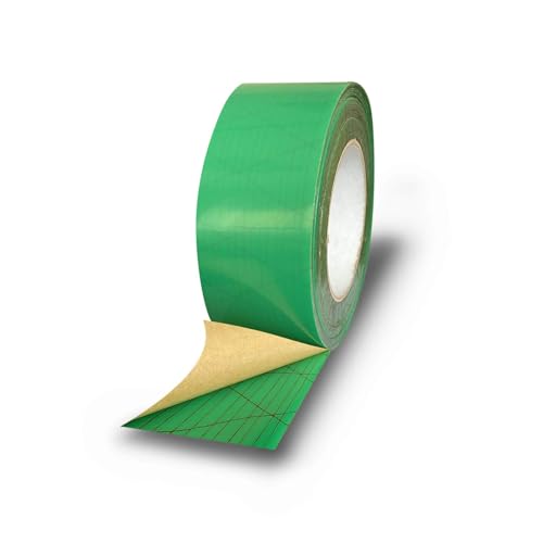 Hausa Hochleistungsklebeband 2 Stück, 50mm x 25m grün zur luftdichten Verklebung von Dampfsperrfolie Dampfbremsfolie Dampfbremse Dampfsperre, Folienklebeband Systemklebeband ProFlex extrem stark von Hausa