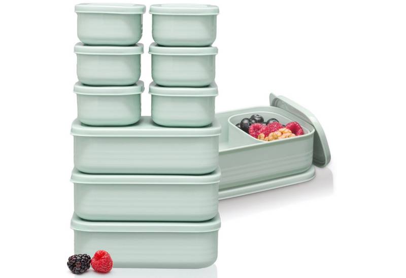 Hausfelder Lunchbox Hausfelder Luchbox-Set (MintGreen, 3 x 900ml, 6 x 280ml) von Hausfelder