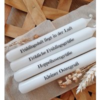 Osterkerzen - Frühlingsduft Frühlingsgrüße Kleiner Ostergruß Hoppelhasengrüße von HausgemachtKreativ