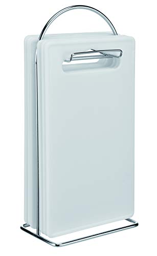 Haushalt International 7-teiliges Frühstücks-Set 6 Schneidebretter mit praktischem Ständer weiß Haushalt International 7-teiliges Frühstücks-Set 6 Schneidebretter mit praktischem Ständer weiß von Haushalt International