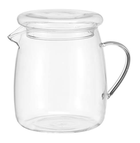 HI Teekanne Glas (1,4 Liter) - Teekanne mit Stoevchen, Glaskanne Tee, Glasteekanne mit Stövchen Set, Teekanne mit Wärmer, Teekanne Glas Design von Haushalt International