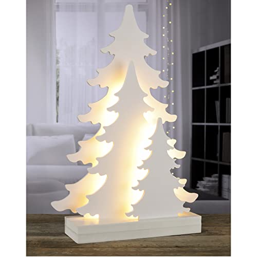 Haushalt International Baumsilhouette mit 22 warm weißen LEDs von Haushalt International