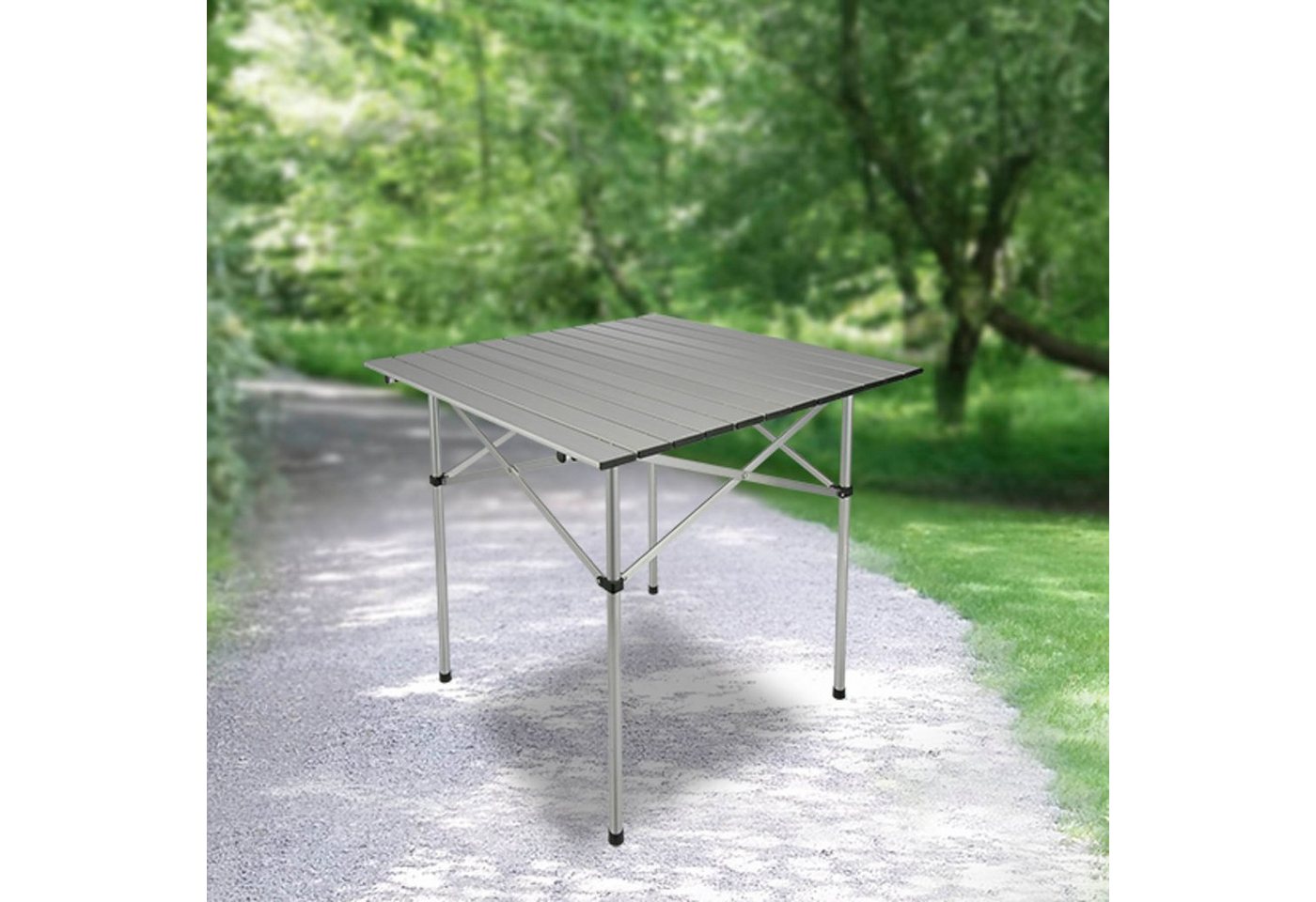 Haushalt International Campingtisch Campingtisch aus Aluminium Maße: ca. 70 x 70 x 70cm (1-St) von Haushalt International