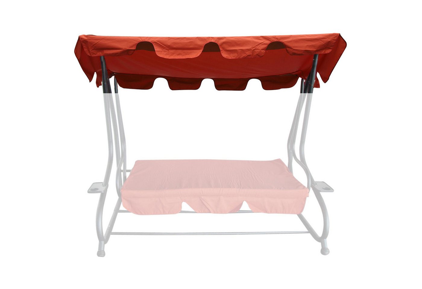 Haushalt International Hollywoodschaukelersatzdach Ersatzdach für Hollywoodschaukel ca. 193 x 151 cm, terrakotta, (1-tlg) von Haushalt International