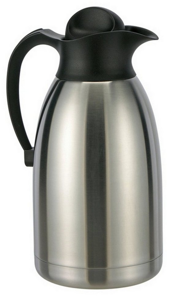 Haushalt International Isolierkanne doppelwandige Thermoskanne aus Edelstahl Isolierflasche Thermos, 2 l, mit praktischem Drehverschluß Haushalt International Isolierkanne doppelwandige Thermoskanne aus Edelstahl Isolierflasche Thermos, 2 l, mit praktischem Drehverschluß von Haushalt International