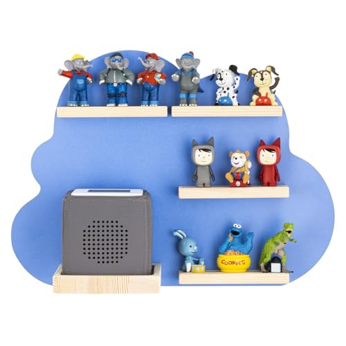 Haushalt International Kinder Wandregal Dekoregal für Hörspielfiguren und Hörspielbox komaptibel zu Tonie-Box/Toniebox Haushalt International Kinder Wandregal Dekoregal für Hörspielfiguren und Hörspielbox komaptibel zu Tonie-Box/Toniebox von Haushalt International
