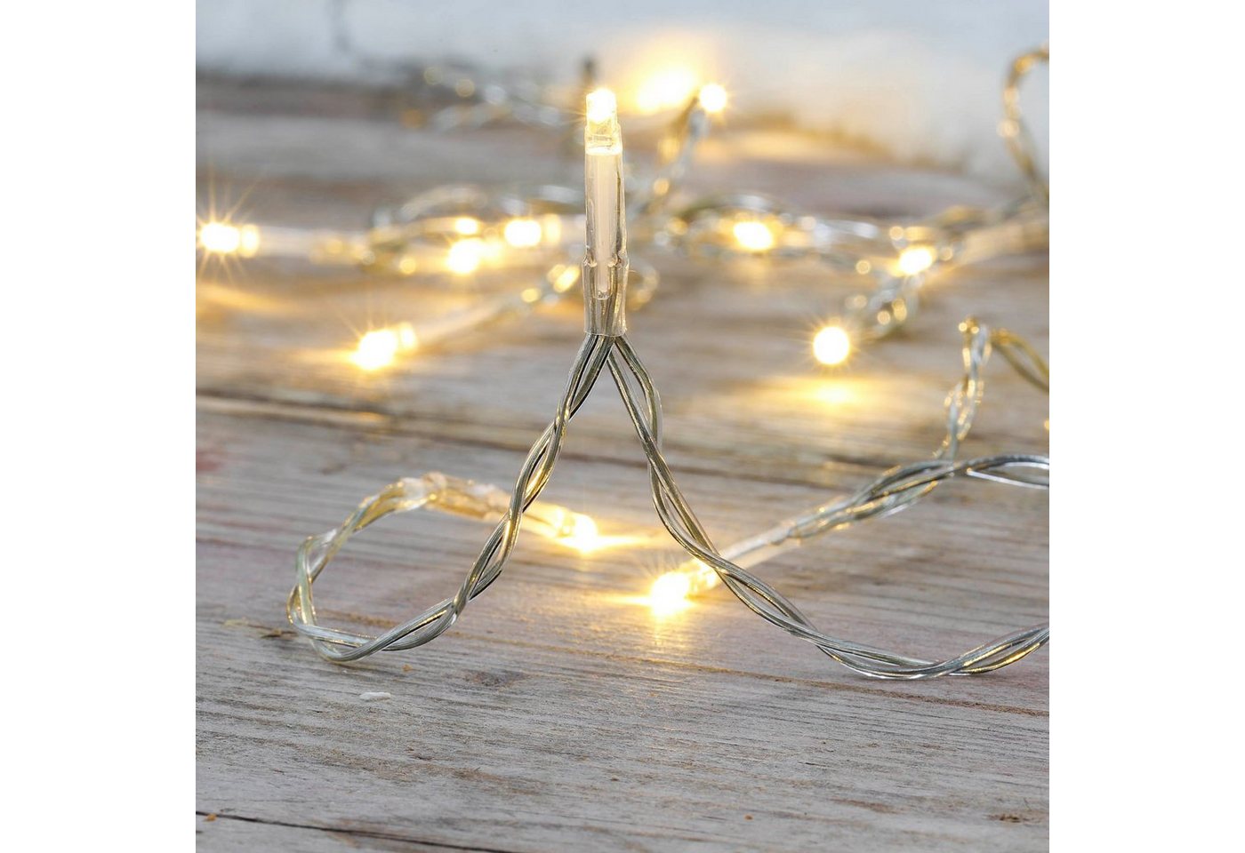 Haushalt International LED-Lichterkette LED Lichterkette mit 20 warm weiße LEDs ca. 190 cm Haushalt International LED-Lichterkette LED Lichterkette mit 20 warm weiße LEDs ca. 190 cm von Haushalt International