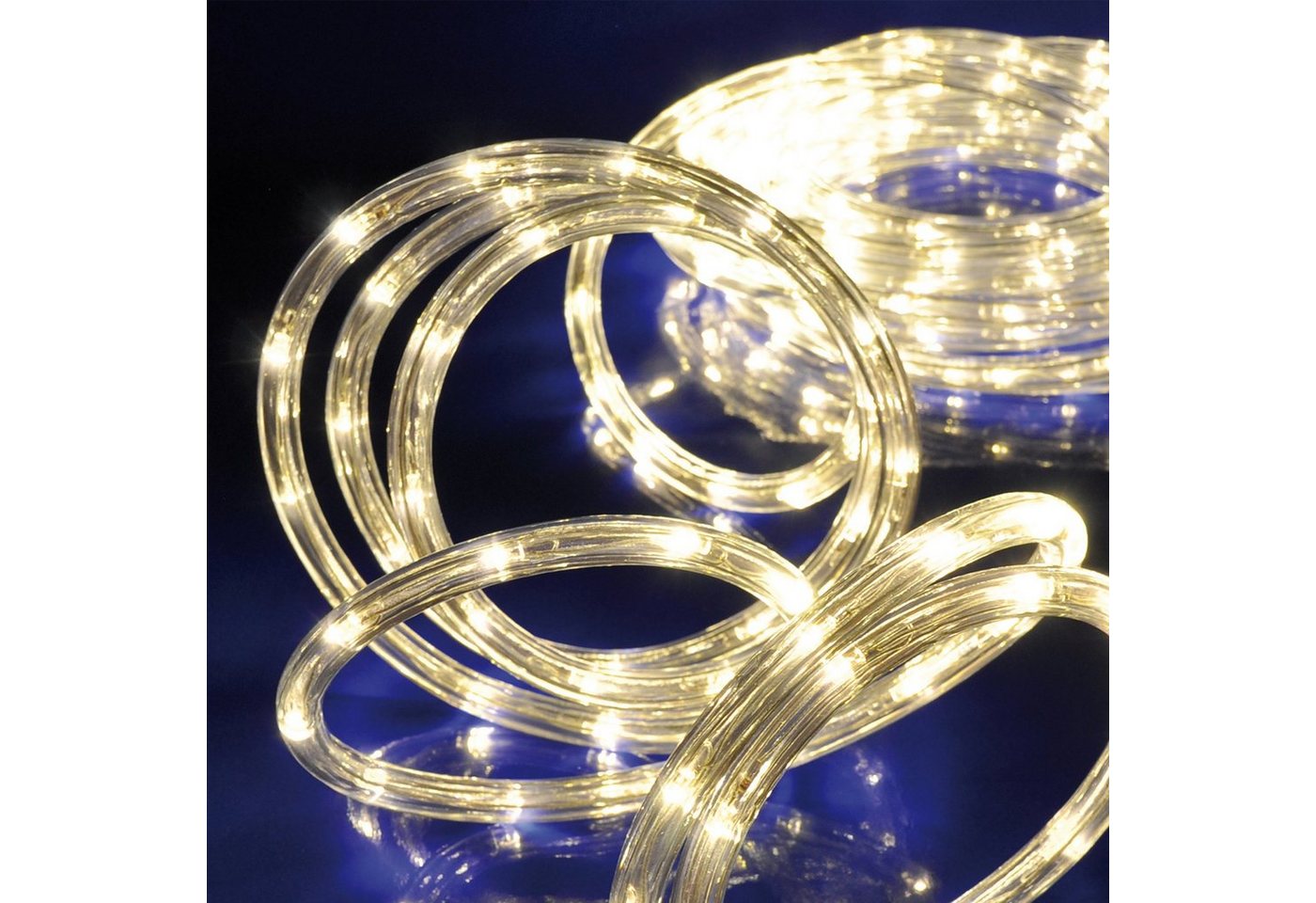 Haushalt International LED-Lichterschlauch Lichterschlauch LED 6 Meter mit 120 warm weißen LEDs Haushalt International LED-Lichterschlauch Lichterschlauch LED 6 Meter mit 120 warm weißen LEDs von Haushalt International