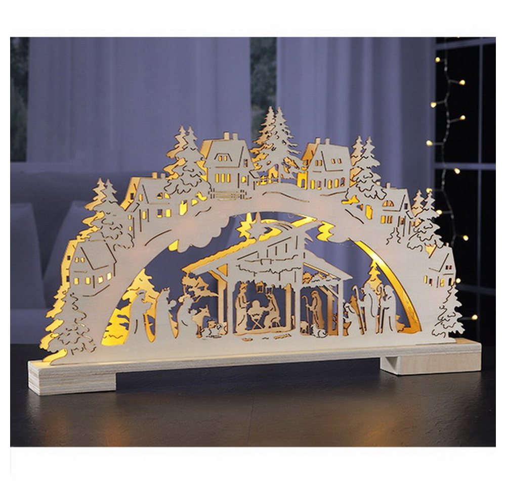 Haushalt International LED Schwibbogen Lichterbogen 9 warmweiße LEDs mit Timer Haushalt International LED Schwibbogen Lichterbogen 9 warmweiße LEDs mit Timer von Haushalt International