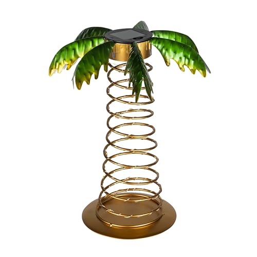 Haushalt International LED Solar Palme mit 20 warmweissen LEDs 70487 von Haushalt International