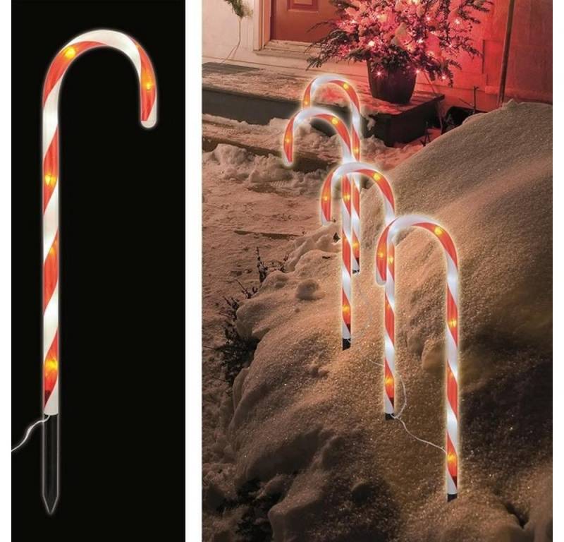 Haushalt International LED Solarleuchte 76828 LED-Gartenstecker Zuckerstangen 4er Set Haushalt International LED Solarleuchte 76828 LED-Gartenstecker Zuckerstangen 4er Set von Haushalt International