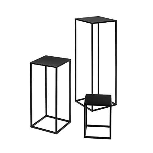 Haushalt International Metallpodest 3er Set schwarz von Haushalt International