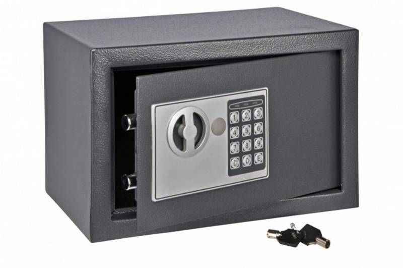 Haushalt International Möbeltresor Großer Safe mit Elektronik-Zahlenschloss 31x20x20 cm von Haushalt International