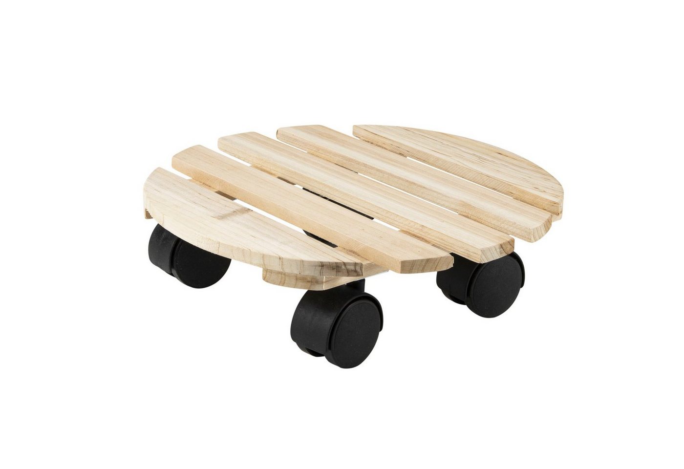 Haushalt International Pflanzenroller Pflanzenroller aus Holz, FSC 30 cm Durchmesser, (1-St) von Haushalt International