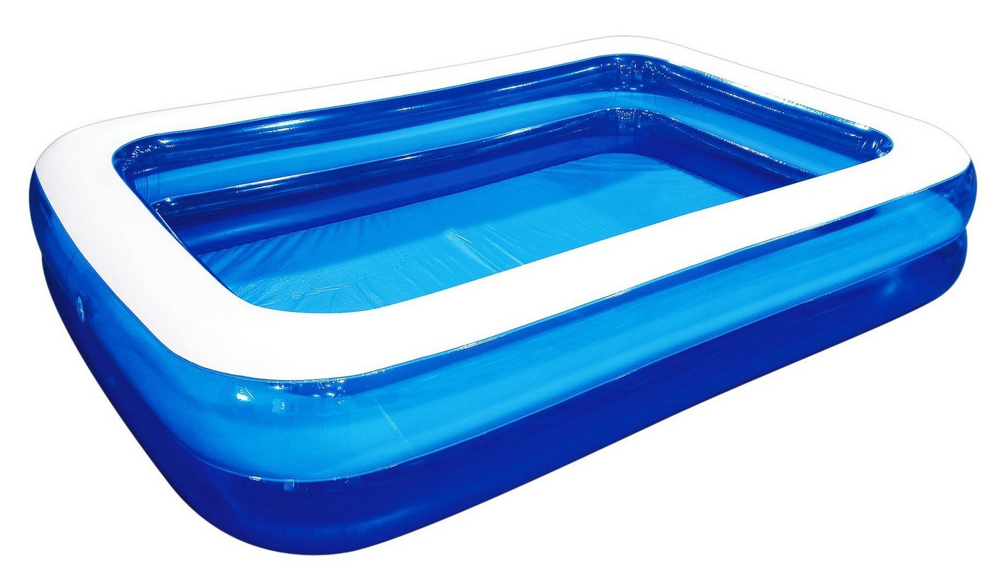 Haushalt International Pool Familien Pool, transparent-blau Maße: ca. 262 x 175 x 51cm (1-tlg) von Haushalt International