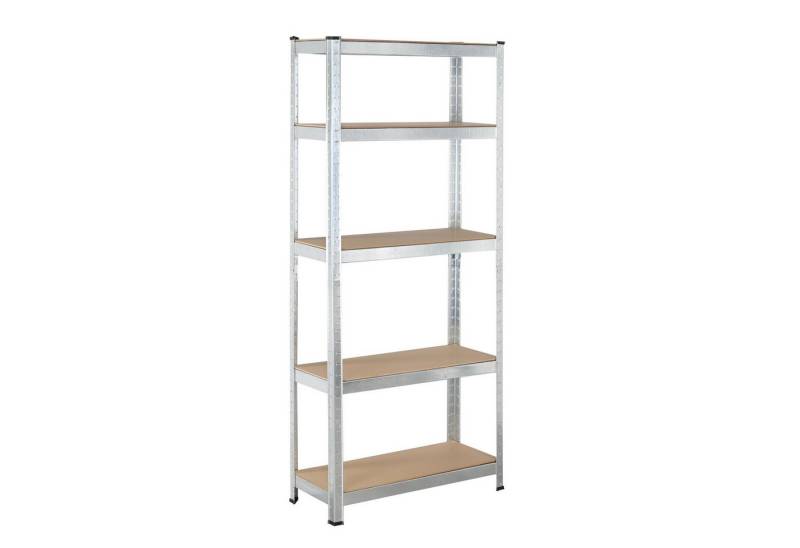 Haushalt International Schwerlastregal Schwerlast-Regal Werkstattregal Kellerregal Hobbyraum-Lagerregal, 75 x 30 x 172 cm Regal, auch als Eckregal oder Werkbank verwendbar von Haushalt International