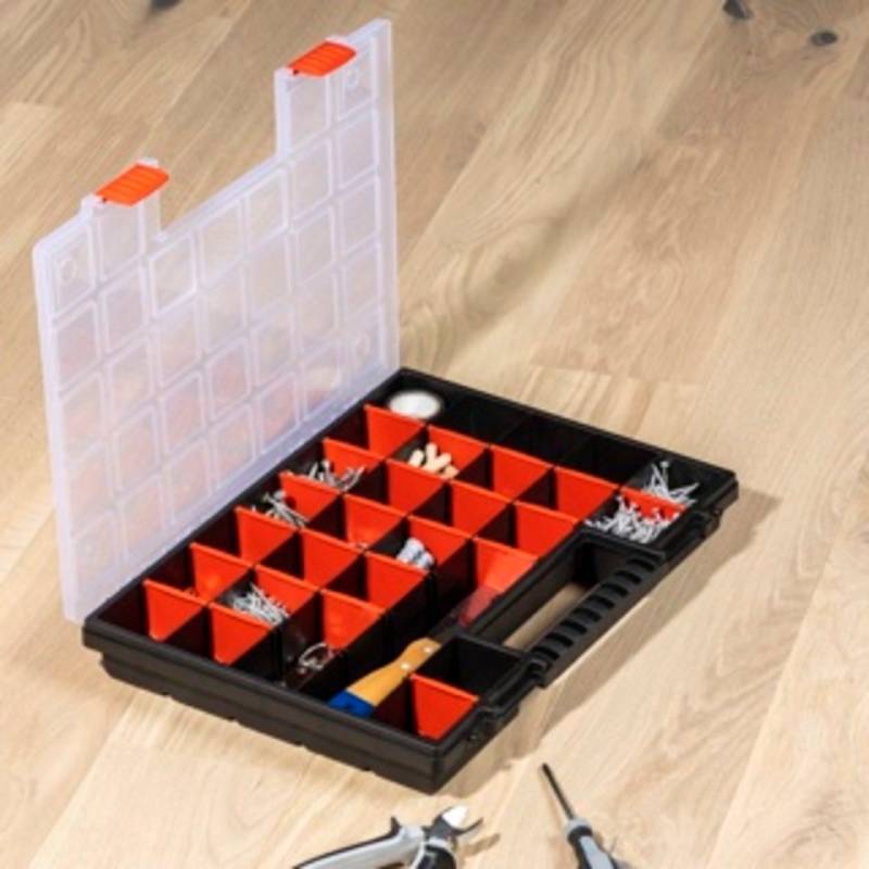 Haushalt International Werkzeugset Werkzeug Organizer Sortierkasten für Kleinteile, (1-tlg) von Haushalt International