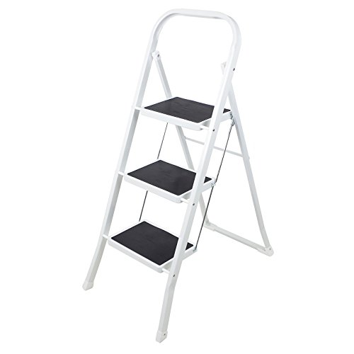 Klapptritt 3-stufig mit Kunststoff Auflagen Klapptritt 3-stufig mit Kunststoff Auflagen von Haushalt International