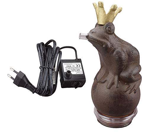 Unbekannt HI Froschkönig Wasserbrunnen Metall Figur Skulptur Teich Pool Garten Unbekannt HI Froschkönig Wasserbrunnen Metall Figur Skulptur Teich Pool Garten von Haushalt International