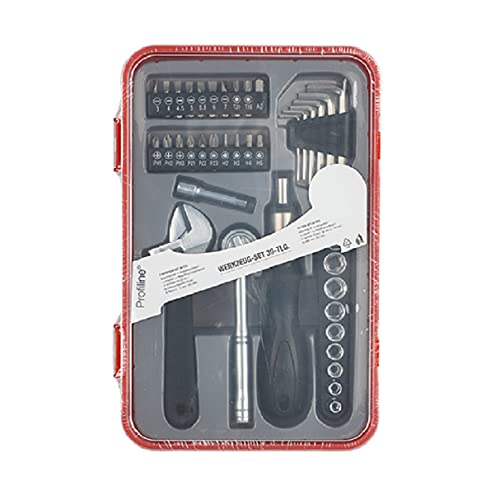 Haushalt International Werkzeug-Set 39-teilig mit Ratsche, Bit, Innensechskantschlüssel, Werkzeugkoffer von Haushalt International
