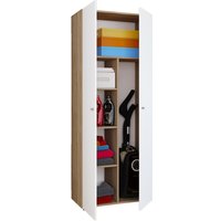 VCM Putzmittelschrank Vandol II, mit Türen, Sonoma-Eiche/weiß VCM Putzmittelschrank Vandol II, mit Türen, Sonoma-Eiche/weiß von VCM
