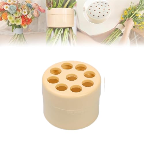 Hausio Blumenstielhalter, Hanataba Blumenhalter - Spiral Ikebana Stem Holder, Spiral Stielhalter für Vasen, Bouquet Twister, Spiralförmiger, Ikebana Zubehör, Ikebana Stielhalter (Klein) von Hausio