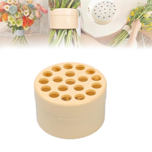 Hausio Hanataba Blumenhalter - Blumenstielhalter, Spiral Ikebana Stem Holder, Spiral Stielhalter für Vasen, Bouquet Twister, Spiralförmiger, Ikebana Zubehör, Ikebana Stielhalter (Groß) von Hausio