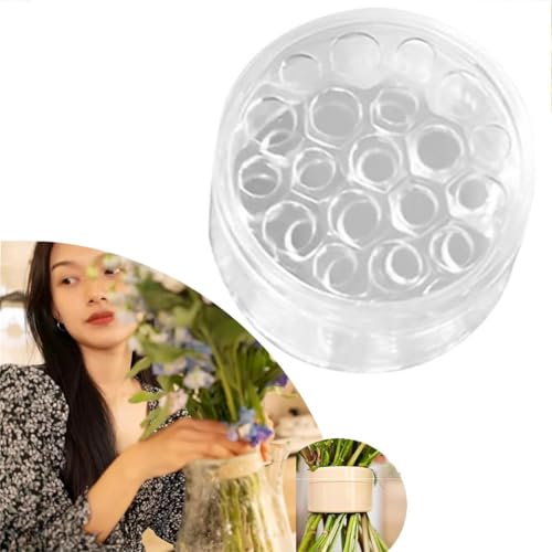 Hausio Ikebana Zubehör - Hanataba Blumenstielhalter, Hanataba Blumenhalter, Spiral Ikebana Stem Holder, Blumenhalter für Vasen, Bouquet Twister, Spiralförmiger, Ikebana Stielhalter (Groß) von Hausio