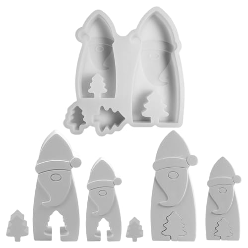 Hausio Silikonformen Gießformen Weihnachten Kerzenformen zum Gießen, 3D Wichtel Silikonform Weihnachten Weihnachtsmann Gips Zum Gießen Gießformen Silikon Gießform Wichtel Giessformen Silikon (1 Stück) Hausio Silikonformen Gießformen Weihnachten Kerzenformen zum Gießen, 3D Wichtel Silikonform Weihnachten Weihnachtsmann Gips Zum Gießen Gießformen Silikon Gießform Wichtel Giessformen Silikon (1 Stück) von Hausio