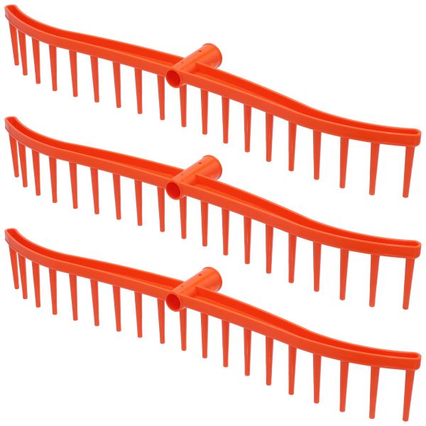 3x Heurechen 60cm, 19 Zinken, Kunststoff, 3er-Sparset Rasenrechen, ... 3x Heurechen 60cm, 19 Zinken, Kunststoff, 3er-Sparset Rasenrechen, ... von Hausmarke