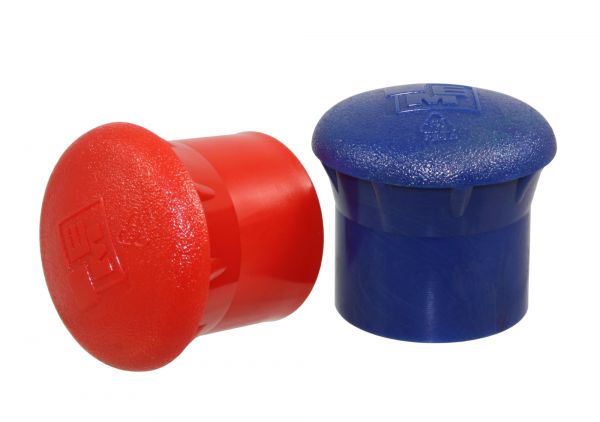 Ersatzkappe für Schlagfessel (blau, rot), Schlagfesselstopfen, Kapp... von Hausmarke
