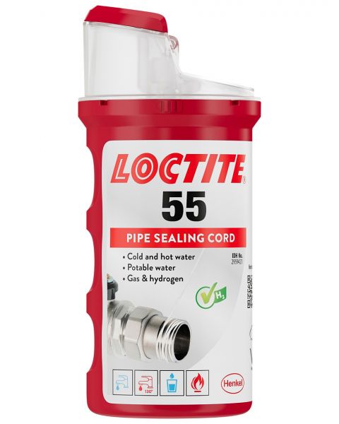 Loctite 55 Gewindedichtfaden 160m - zum Abdichten von Gewindeverbin... von Henkel
