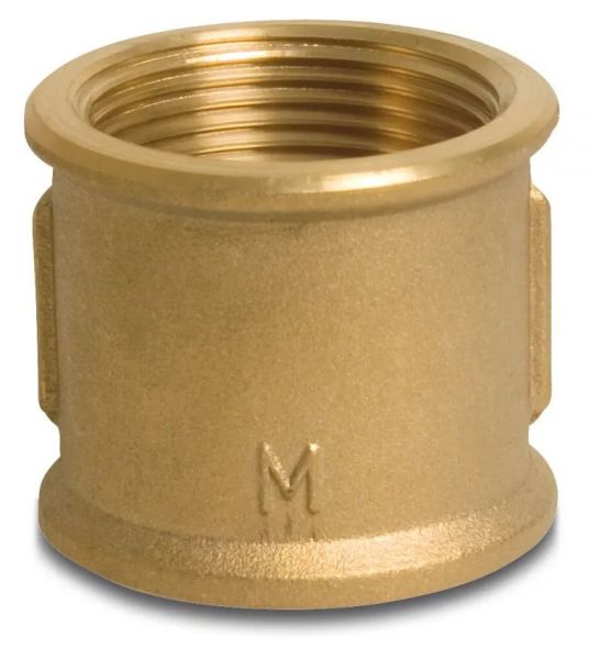Messing Muffe 1/2 Zoll - Innengewinde - Arbeitsdruck 30bar von Profec