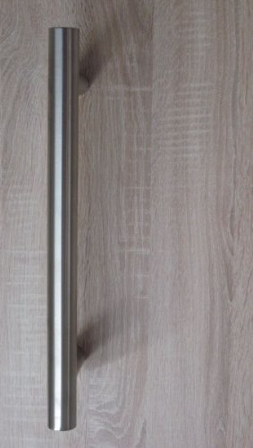 Edelstahl Haustür- Stangengriff mit geraden Stützen Länge: 600mm von Haustürbeschlag