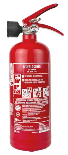 Feuerlöscher-Schaum GWG-2x-ABF Fettbrandlöscher 2l (made in Europe) von HausundWerkstatt24