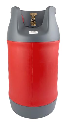 HausundWerkstatt24 14kg CAMPKO Komposit Gasflasche 24,4l mit Füllstop die leichteste Flasche für Propan von HausundWerkstatt24