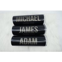 Personalisierte Edelstahlbecher, Individuell Gravierte Tasse Mit Strohhalm von HautePinkCreations