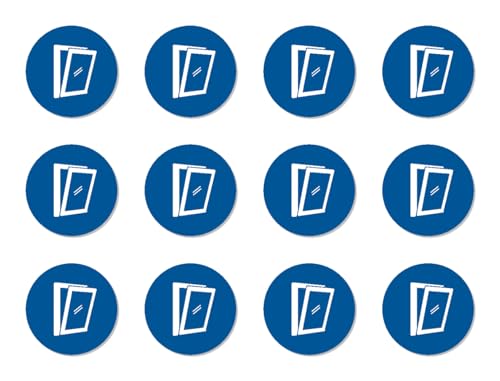 Fenster kippen/gekippt lassen - Gebotszeichen - Anlehnung an DIN EN ISO 7010 / ASR A1.3 Fenster kippen/gekippt lassen - Gebotszeichen - Anlehnung an DIN EN ISO 7010 / ASR A1.3 von Havati