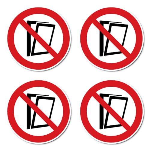 Fenster nicht kippen - Verbotszeichen - Anlehnung an DIN EN ISO 7010 / ASR A1.3 Fenster nicht kippen - Verbotszeichen - Anlehnung an DIN EN ISO 7010 / ASR A1.3 von Havati