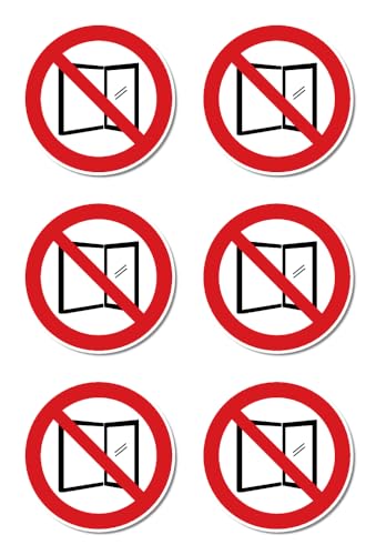 Fenster nicht öffen - Verbotszeichen - Anlehnung an DIN EN ISO 7010 / ASR A1.3 Fenster nicht öffen - Verbotszeichen - Anlehnung an DIN EN ISO 7010 / ASR A1.3 von Havati