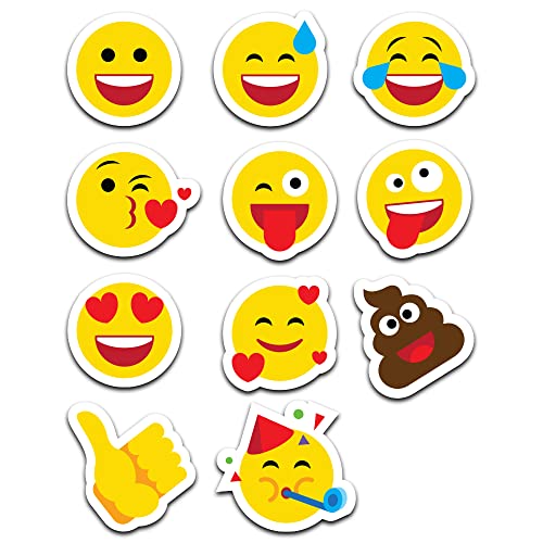 Hochwertige Aufkleber: Emojis, 11 Stück von Havati