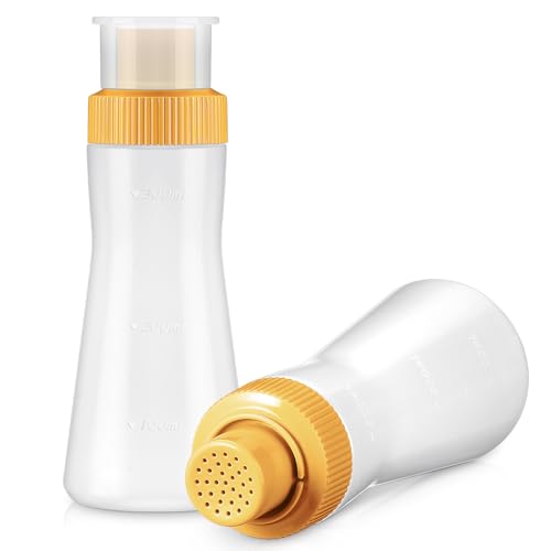 Havawish Kuchensirup-Spender, 350 ml, abgestufte Kunststoff-Quetschflasche zum Einweichen, einfache Honigsirup, Regensprühflasche mit Verschlussdeckel, einfache Lagerung, wiederverwendbar, von Havawish