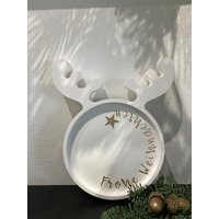 Elchgeweih Tablett Mit Geweih Dekotablett Aus Raysin Weihnachtsdeko Weihnachtsgeschenk Geschenk Zu Frohe Weihnachten Advent Deko Beschriftet von Havelpraesente