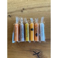 Kerzen Kerze Herbst Kürbis 10 cm 2, 2 Orange Weiß Beschriftet Herbstzauber Home Geschenk Verpackt Stabkerze Stabkerzen Gelb von Havelpraesente