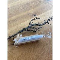Kerzen Kerze Rente Geschenk Zum Rentenbeginn Kleinigkeit Arbeitskollegin Verpackt Klötzchen Stabkerze Stabkerzen Mitbringsel Oma von Havelpraesente