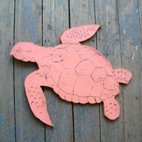 Schildkröte Wand Kunst Große Im Freien Ozean-Wand-Dekor Meeresschildkröte Aus Holz Muttertagsgeschenk Strand-Dekor Küsten-Dekor Ozean von HavenAmerica