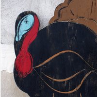 Danksagungs-Türkei-Dekor-Hölzerne Wand-Kunst-Türschild-Türkei-Vogel-Feiertags-Wand-Dekor-Türkei-Schild Danksagungs-Feiertags-Dekor von HavenAmerica