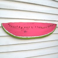 Wassermelonenscheibe Farm Stand Schild Sommer Obst Küche Melonenscheibe Gartendeko Und Gemüse von HavenAmerica