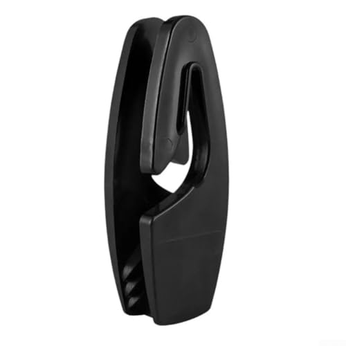 13 mm Bootsschienen-Kotflügelhaken, Schnellverstellung für effiziente Docking- und Segelanwendungen (schwarz) von HavenDomicile