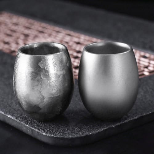 15 ml leichter Ti-Bierkrug perfekt für jeden Camping- oder Picknick-Anlass (frostiger Stil) von HavenDomicile